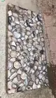 Natural White Agate Coffee Table Top Living Room Agate Furniture Table Top Decor