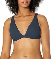 [Jets by jessika allen] Women's Jetset Longline Triangle Bikini Top Swimsuit