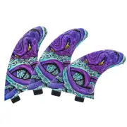 3DFins - Kracken (fits FCS1 base) - Medium - Thruster - Surfboard Fins - New