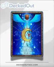 DeckedOut Accessories Book of Moon Metal Field Center Card Yu-Gi-Oh! Blue
