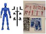 Dummy 13 Build A Action figure, Assembly Required Blue Figure & Accessories