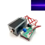 Violet/Blue Line 405nm 50mW Focusable Laser Diode Module 12V w/ Driver TTL