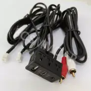 RCA Type-C USB AUX Port Panel Extension Cable Adapter For Car Dash Flush Mount (for: Porsche)