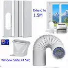 Portable Air Conditioner Parts Adaptor + Window Slide Kit Plate + Hose 15cm 3Ms