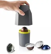 Coffee Capsule Recycling Tool, Coffee Pod Recycler Emptying Opener, Knock Box for Aluminum Pods, Eco Environment Friendly (for Nespresso VertuoLine)