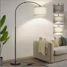 Arc Floor Lamp with Remote Modern Dimmable, 75″ Tall Hanging Shade Weighted Base