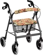 Rollator Walker Accessories Soft and Breathable Seat and Backrest Rollbar Covers