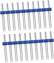 Tofficu Electrical Sewing Machine Twin Needles Double Needle Set for Sewing Machine 100pcs Storage Bag Ideal for Knits