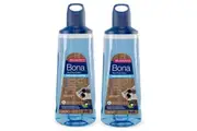 2x Bona 850ml Wood Timber Floor Cleaner Refill Cartridge For New Spray Mop