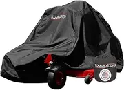 ToughCover Premium Zero-Turn Mower Cover. Heavy Duty 600D Marine Grade Fabric. Universal Fit. Weather, UV & Mold Protection.