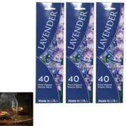 120Pack Lavender Scent Incense Sticks Aromatherapy Fragrance for Burning Bulk