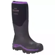 Dryshod Women's Arctic Storm Hi Black/Purple Size 11 Boot ARS-WH-PP-W11