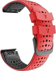 [UMCNVV] 22MM Strap For Garmin Fenix 5 5Plus Fenix 6 6Pro 935 Approach S60 Watch Silicone Smart Wrist Band Quick Release Bracelet Pемешок
