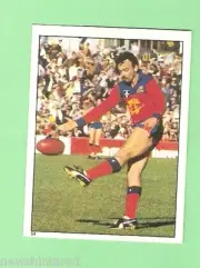 1983 SCANLENS VFL STICKER #54 LEIGH CARLSON, FITZROY LIONS