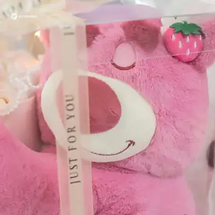 【百獅】草莓熊肥皂花束40cm 熊抱哥(花束生日禮物 情侶最佳送禮)