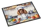 NEW English Cocker Spaniel The Chef Doormat Front Door Mat Indoor Outdoor Rugs