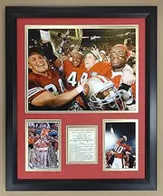 Legends Never Die NFL San Francisco 49ers 1994 Super Bowl XXIX Champions Double Matted Photo Frame, 18" x 22"