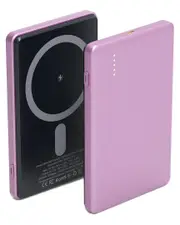 Fresh Fab Finds 2-In-1 Pink Magsafe Wireless Power Bank