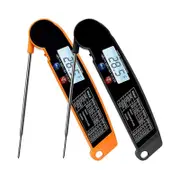 Foldable Digital Kitchen Thermometer for Cooking BBQ Meat and Jam