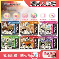 在飛比找PChome24h購物優惠-日本Hakugen白元-濁湯型溫泉入浴劑(多款可選)12包/