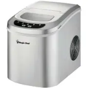 MAGIC CHEF MCIM22SV 27-Pound-Capacity Portable Ice Maker (Silver)