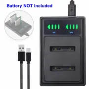 LCD Battery Charger for Kodak Klic-7006 Olympus LI-40B/42B Nikon EN-EL10 M530