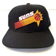 Mitchell & Ness Phoenix Suns Core Basic HWC Black Adjustable Snapback Hat Cap