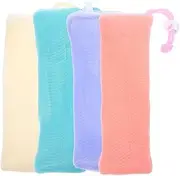 COHEALI 4pcs Soap Foaming Mesh Bag Soap Foaming Bags Soaps Soap Saving Bag Small Mesh Bags Soap Mesh Holders Body Scrubbers Soap Saver Pouch Soap Mesh Bags for Soap Household Organizer