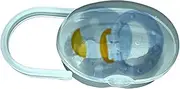 Kuehssn Pacifier Storage Container, Dustproof Pacifier Holder, Lightweight Pacifier Holder Case, Children Transparent Container Box for Pacifier, Blue, Refer to description, Unisex