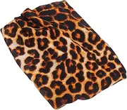 [KOMBIUDA] Stylish Women's Winter Warmth Confinement Headscarf Face Mask Sleep Cap Breathable Leopard Print Beanie
