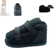 WEEOATAR Medical Boot,Post-op Shoe,Adjustable Walking Shoe with Magic Sticks, Orthopedic Boot Recovery Shoe for Post-surgery,Broken Foot or Toe,Stress Fractures,Bunions,or Hammer(Black1,XL)