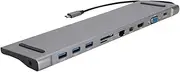 Docking Station, 11 in 1 USB 3.1 Type-C Docking Station,Hub Notebook Stand,for MacBook/,Plug and Play