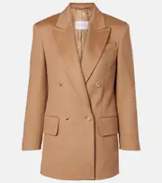 [Max Mara] Max Mara Olimpia camel hair blazer UK 16 beige