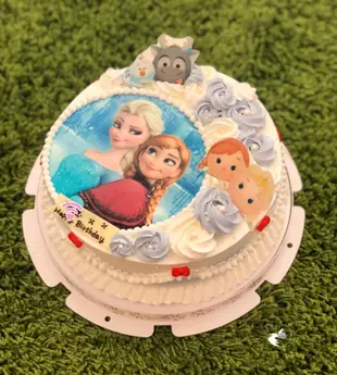 艾莎相片蛋糕/冰雪奇緣/安娜蛋糕/艾莎蛋糕/公主蛋糕/迪士尼蛋糕/客製蛋糕/造型蛋糕