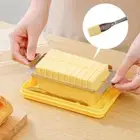 with Spoon Butter Slicer Box Clear Lid Cheese Container Refrigerator