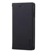 For Iphone8Plus Crazy Horse Texture Horizontal Flip Leather Case With Card Slots and Wallet and Holder(Black)