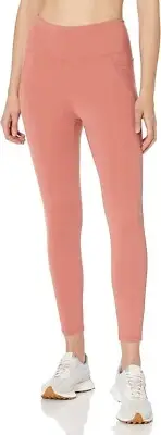 Danskin Women's Performance Leggings with Side Pockets Small Color Canyon Rose