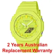 CASIO G-SHOCK CASIOAK GA-2100-9A9 VOLT YELLOW MEN'S WATCH 2-YEAR WARRANTY GA2100