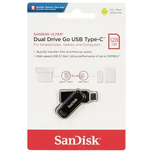 SanDisk 128GB 128G Ultra GO USB TYPE-C 【SDDDC3-128G】SD SDDDC3 USB 3.2 OTG 雙用隨身碟【序號MOM100 現折$100】