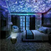 Galaxy Star Night Lamp LED Star Projector Night Light Ocean Wave Projector