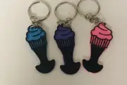 Cute Cupcake Shopping Trolley Key Token Removable for Coles Aldi etc.