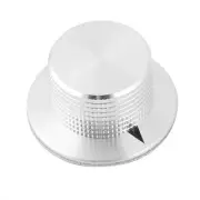 37mm CNC Machined Aluminum Alloy Volume Control Potentiometer Knob 6mm Hole Dia
