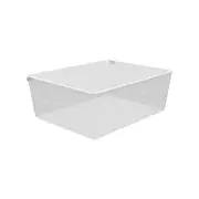 Flexi Storage Wardrobe White Mesh Basket