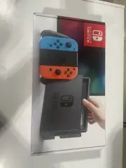 Nintendo Switch 32GB Gray Console with Neon Red and Neon Blue Joy-Con Unpatched