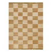 [Sleeping Giant] Checkers Jute Rug - Natural