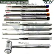 Bone Ridge Splitting Chisels Implant Osteotome Bone Spreader Mallet Hammer