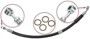 Mackay PSH1049 Power Steering Pressure Hose for Nissan U12 Pintara 2.0L I4 Petrol - Automatic & Manual
