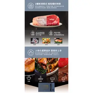 Electrolux 伊萊克斯 EMG23D22NB 微波爐 23L 極致美味500 燒烤微波爐