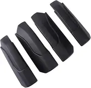 Accessories 4pcs Front Back Roof Rack Leg Rail End Cover Shell Caps Fit for Honda for Pilot 2009 2010 2011 2012 2013 2014 2015 Black Replace