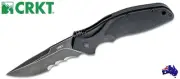 CRKT SHENANIGAN LINERLOCK POCKET FOLDING KNIFE BY KEN ONION - STONEWASHED FINISH